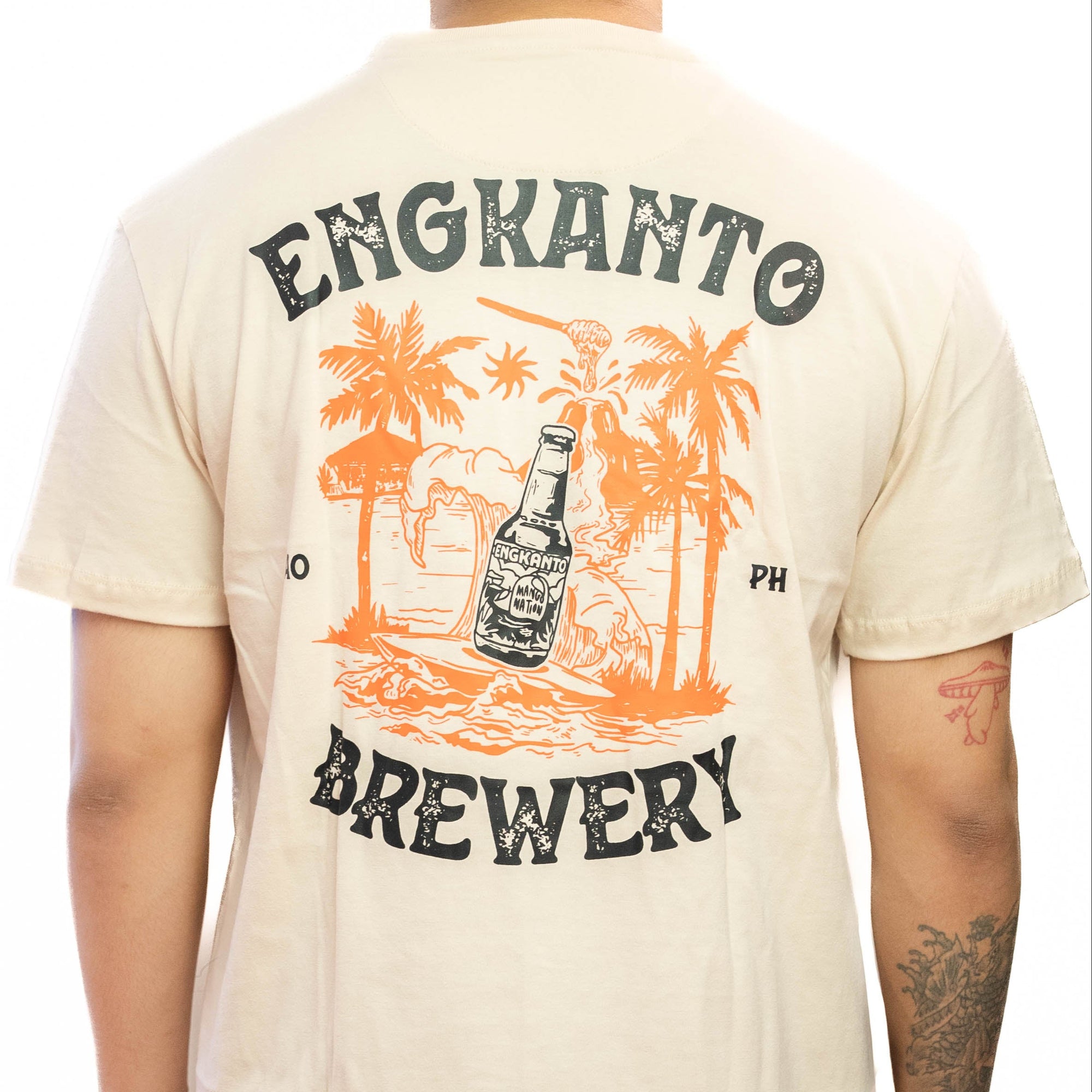 Engkanto Brewery x Bravo Beige Shirt