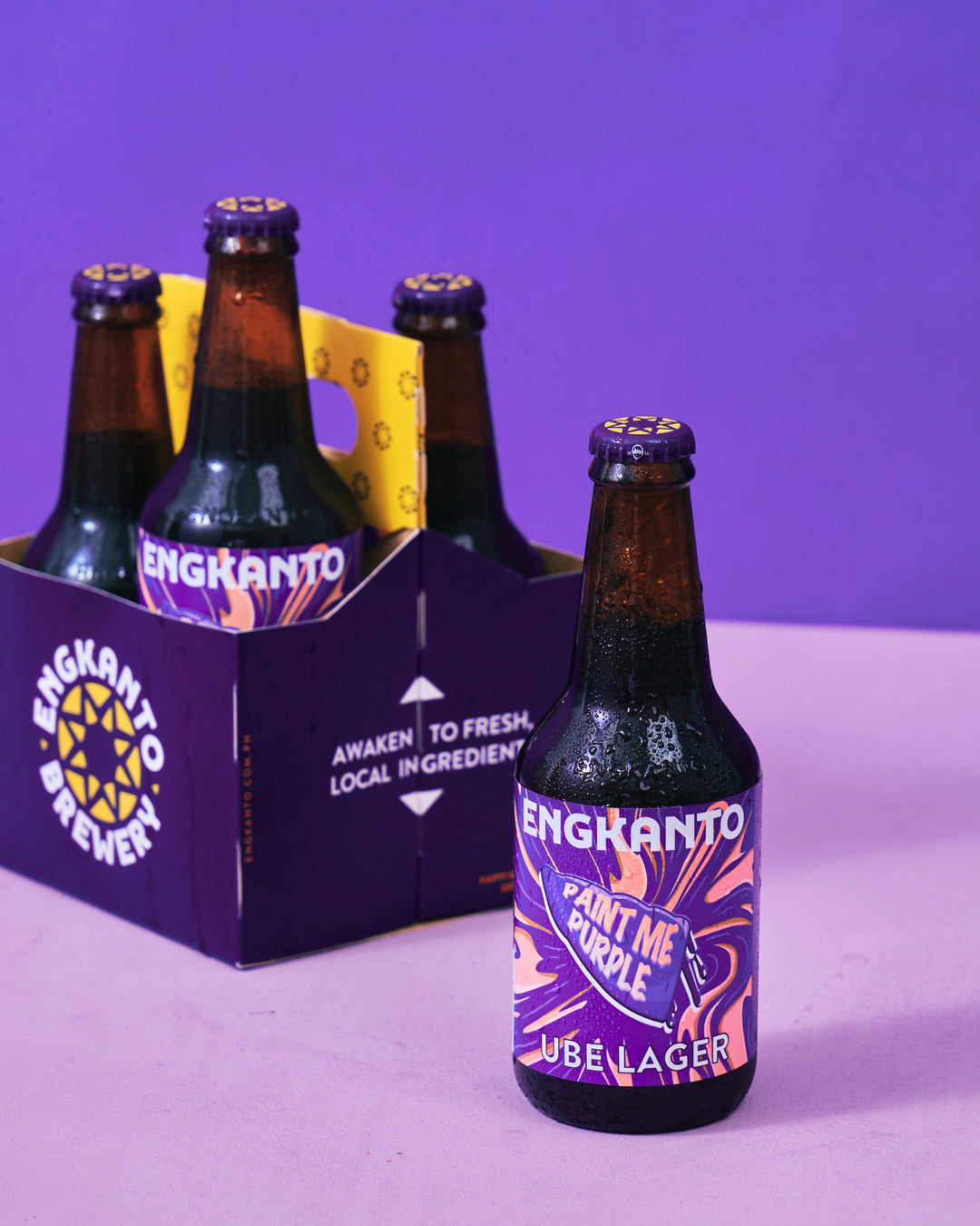 Engkanto Ube Lager Beer 4Pack or 24Pack SameDay Delivery in